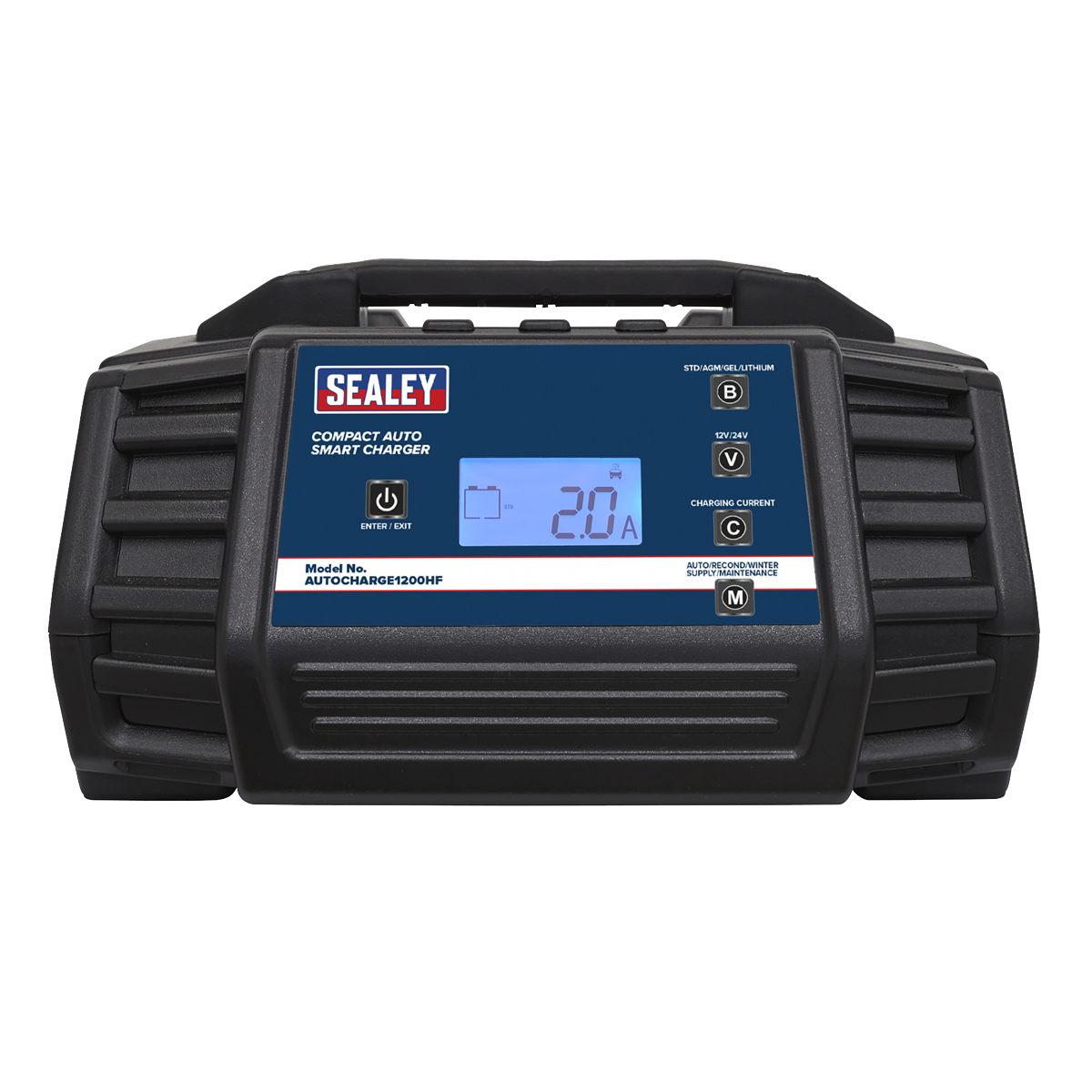 Sealey AUTOCHARGE1200HF 12/24V Compact Auto Smart Charger & Maintainer 12A - additional view 3