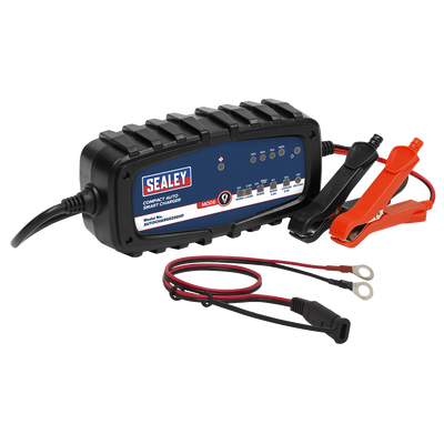 Sealey AUTOCHARGE200HF 6/12V Compact Auto Smart Charger & Maintainer 2A