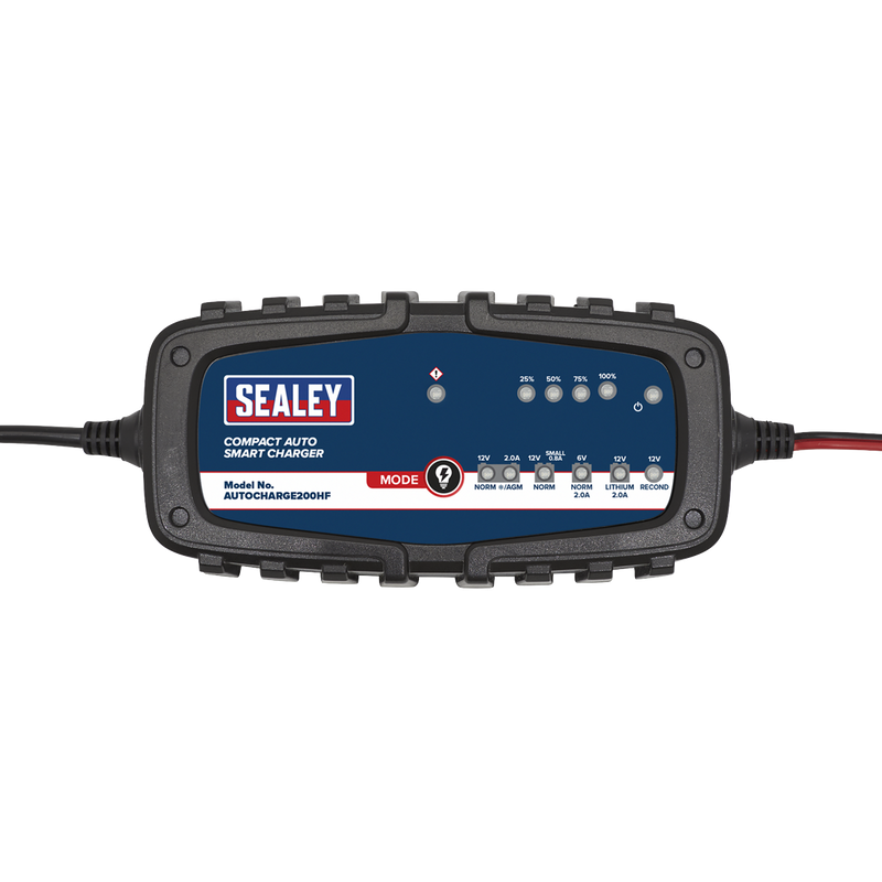Sealey AUTOCHARGE200HF 6/12V Compact Auto Smart Charger & Maintainer 2A - additional view 3