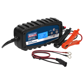 Sealey AUTOCHARGE400HF 6/12V Compact Auto Smart Charger & Maintainer 4A