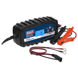 Sealey AUTOCHARGE400HF 6/12V Compact Auto Smart Charger & Maintainer 4A
