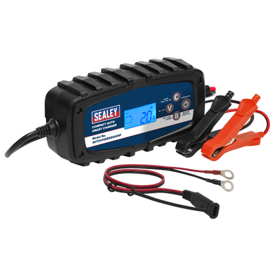 Sealey AUTOCHARGE400HF 6/12V Compact Auto Smart Charger & Maintainer 4A