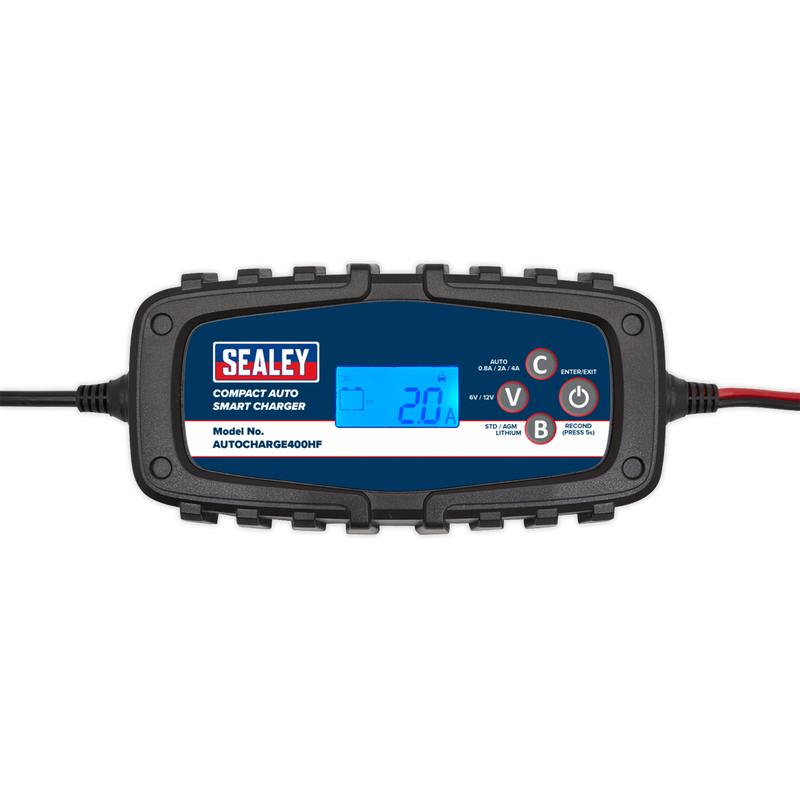 Sealey AUTOCHARGE400HF 6/12V Compact Auto Smart Charger & Maintainer 4A - additional view 3