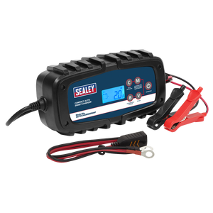 Sealey AUTOCHARGE650HF 6/12V Compact Auto Smart Charger & Maintainer 6.5A