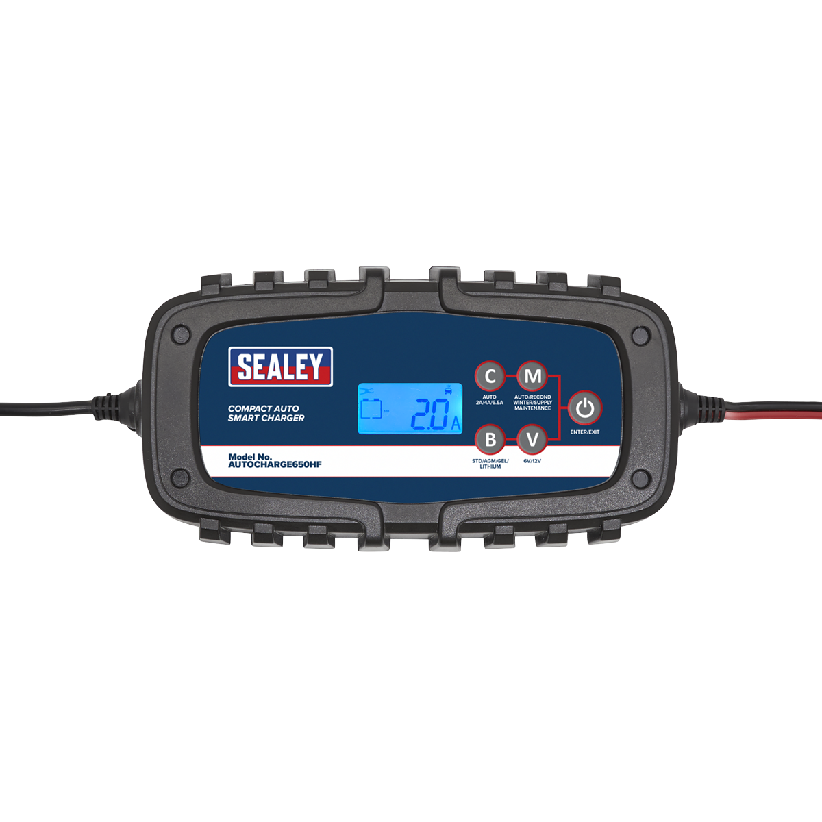 Sealey AUTOCHARGE650HF 6/12V Compact Auto Smart Charger & Maintainer 6.5A - additional view 3