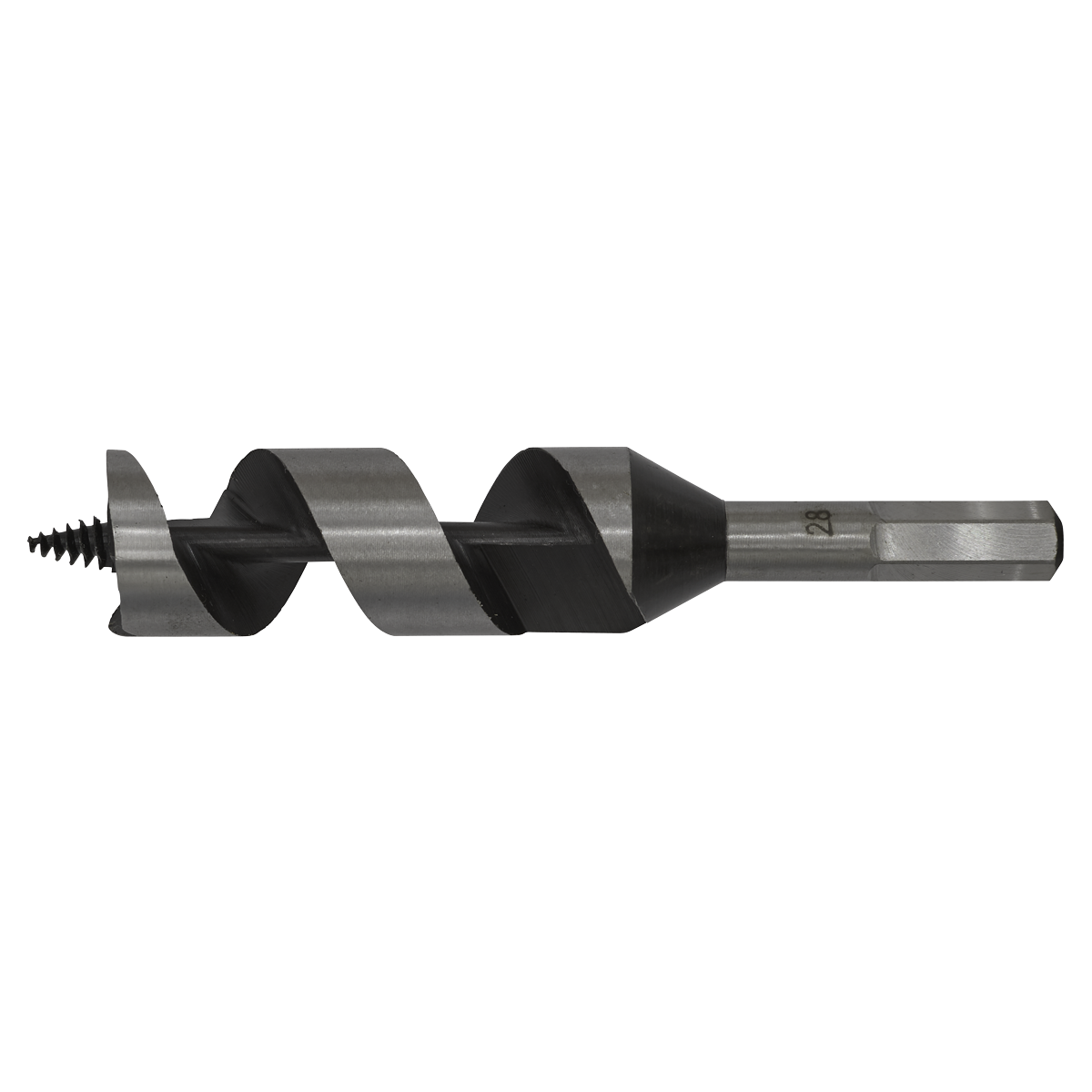 Sealey AW28X155 Auger Wood Drill Bit 28 x 155mm