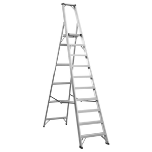 Sealey AXL10 Industrial Step Ladder 10-Tread Aluminium - EN 131
