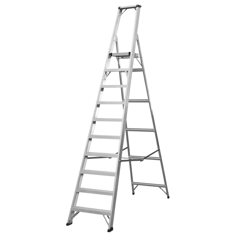 Sealey AXL10 Industrial Step Ladder 10-Tread Aluminium - EN 131 - additional view 4