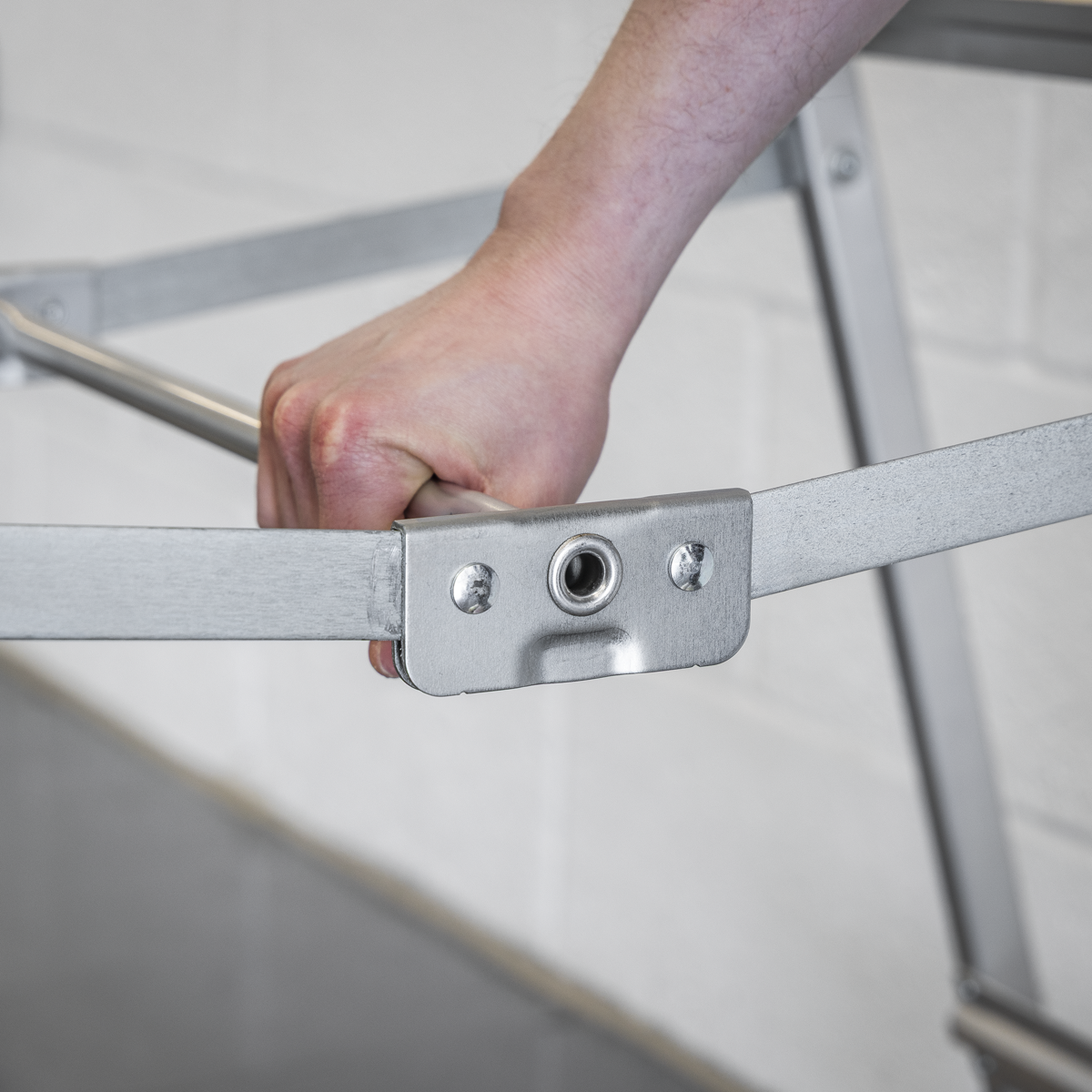 Sealey AXL12 Industrial Step Ladder 12-Tread Aluminium - BS EN 131 - additional view 2