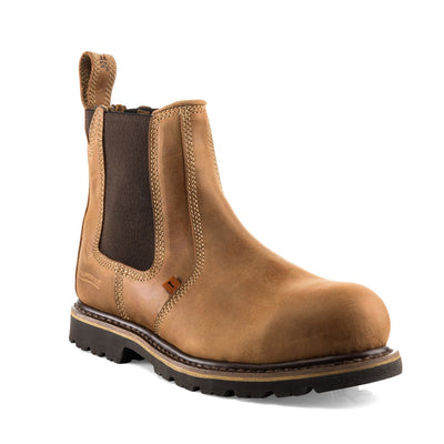 Buckbootz B1151 Hard as Nails Safety Dealer Boots – Autumn Oak