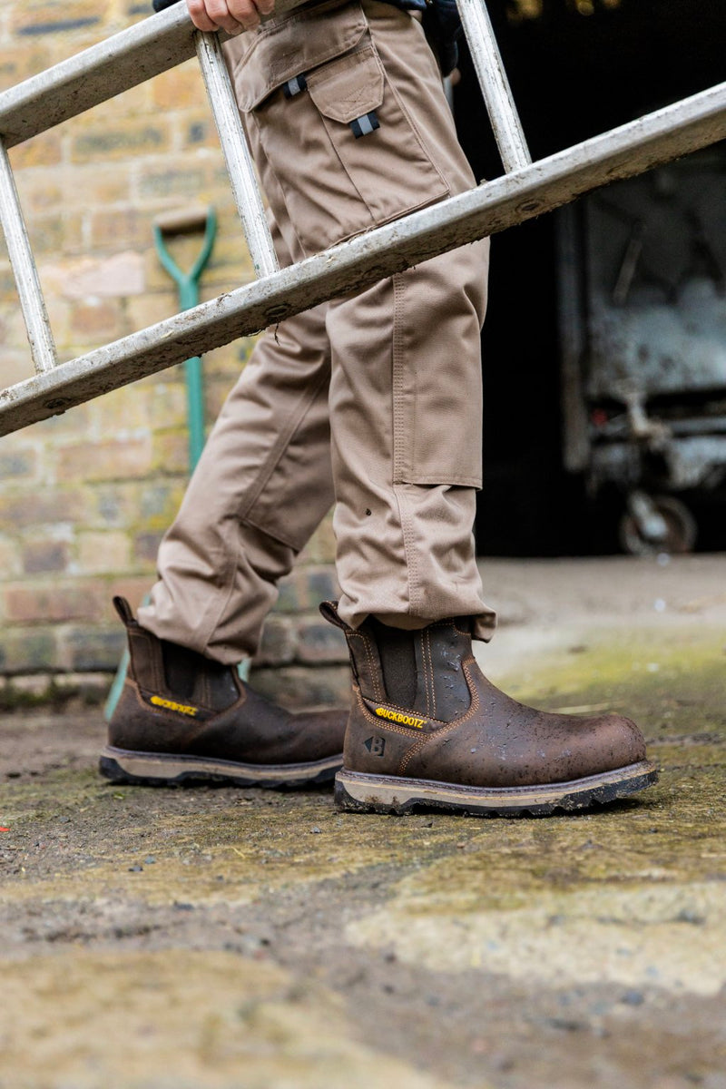 Buckbootz B1180 Hard as Nails Waterproof Safety Dealer Boots