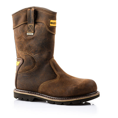 Buckbootz B701 Hard as Nails Waterproof Safety Rigger Boots
