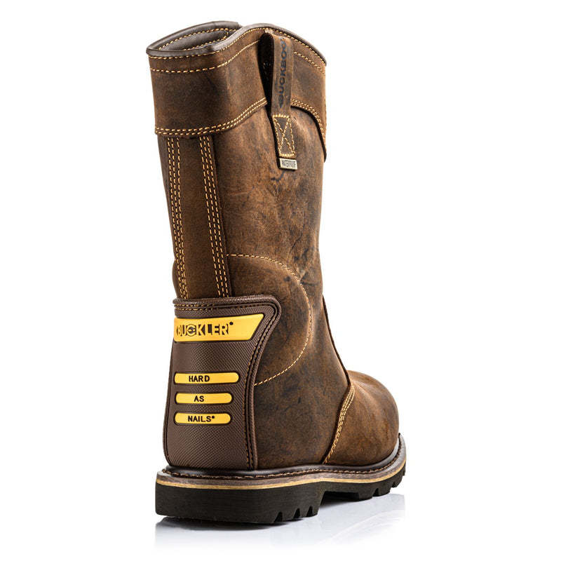 Buckbootz B701 Hard as Nails Waterproof Safety Rigger Boots