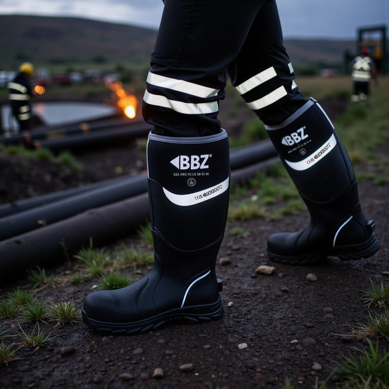 Buckbootz BBZ6000 NM Metal-Free Safety Wellington Boots