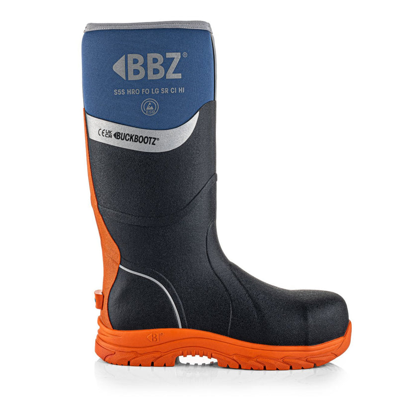 Buckbootz BBZ6000 NM Metal-Free Safety Wellington Boots