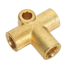 Sealey BC101003WAY 3-Way Brake Tube Connector M10 x 1mm