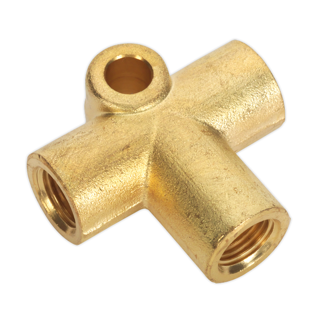 Sealey BC101003WAY 3-Way Brake Tube Connector M10 x 1mm