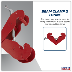 Sealey BC2000 Beam Clamp 2 Tonne - additional view 2