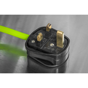 Sealey BCR10G 10m Cassette Type Cable Reel with Thermal Trip 2 x 230V & 2 x USB - Hi-Vis Green - additional view 4