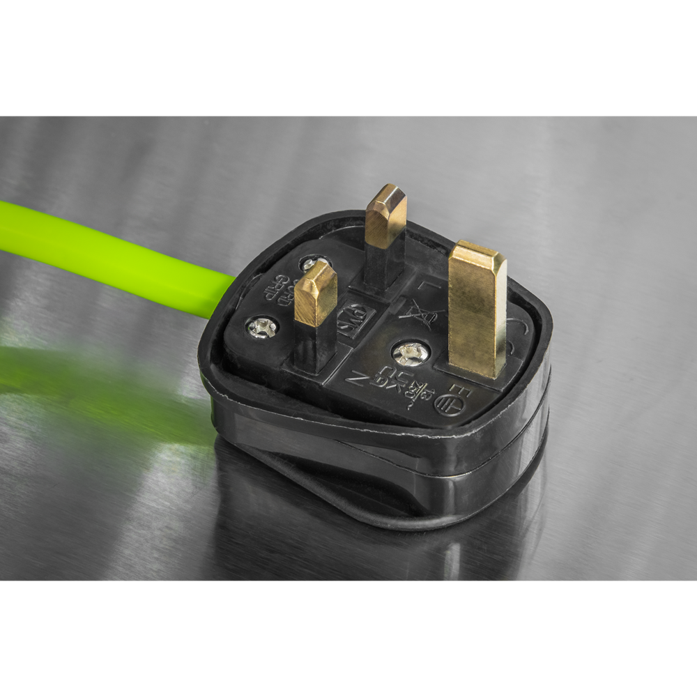Sealey BCR153TG 15m Cable Reel with Thermal Trip 4 x 230V - Hi-Vis Green - additional view 6