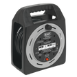 Sealey BCR15CB 15m Box Type Cable Reel with Thermal Trip 4 x 230V