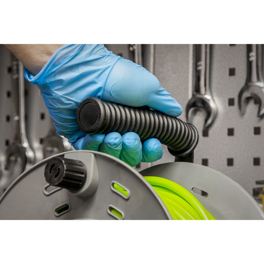 Sealey BCR25G 25m Cable Reel with Thermal Trip 4 x 230V - Hi-Vis Green - additional view 4