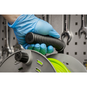 Sealey BCR25G 25m Cable Reel with Thermal Trip 4 x 230V - Hi-Vis Green - additional view 4