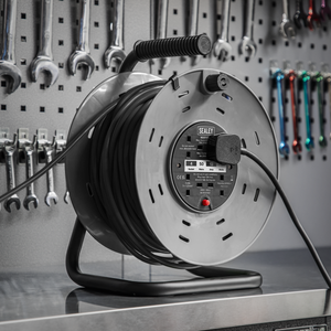 Sealey BCR50 50m Cable Reel with Thermal Trip 4 x 230V - additional view 6