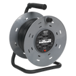 Sealey BCR50 50m Cable Reel with Thermal Trip 4 x 230V