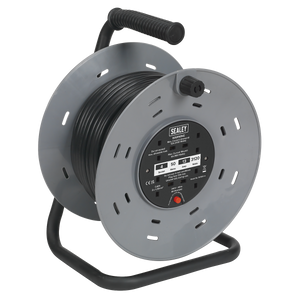 Sealey BCR50 50m Cable Reel with Thermal Trip 4 x 230V - additional view 3