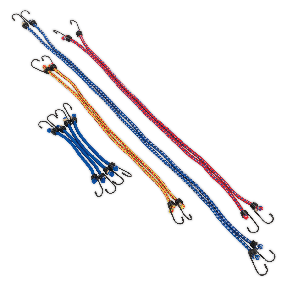 Sealey BCS10 Bungee Cord Set 10pc