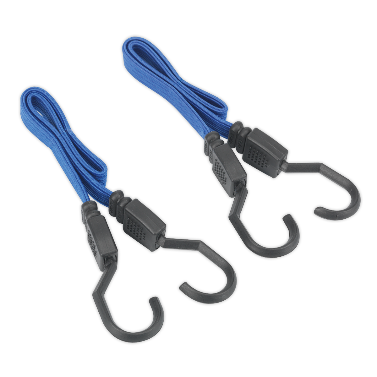 Sealey BCS15 Flat Bungee Cord Set 460mm 2pc - additional view 2