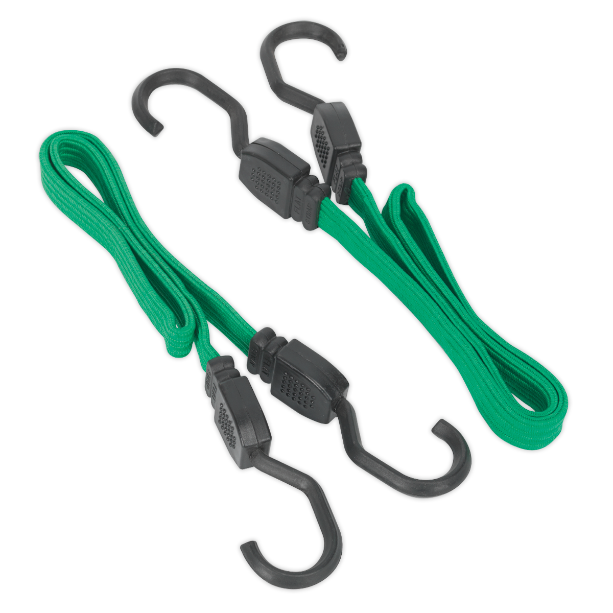 Sealey BCS16 Flat Bungee Cord Set 610mm 2pc