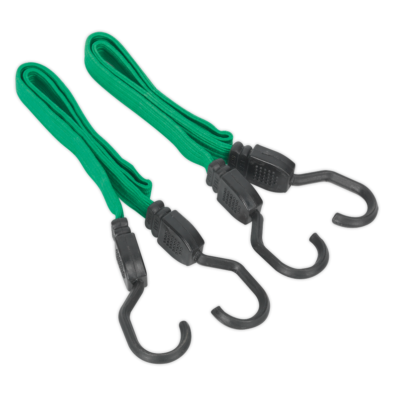 Sealey BCS16 Flat Bungee Cord Set 610mm 2pc - additional view 2