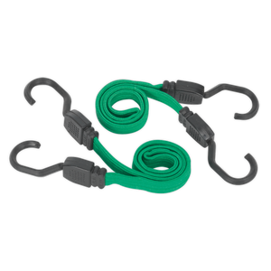 Sealey BCS16 Flat Bungee Cord Set 610mm 2pc - additional view 3