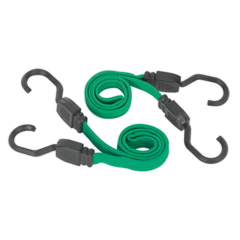 Sealey BCS16 Flat Bungee Cord Set 610mm 2pc - additional view 3
