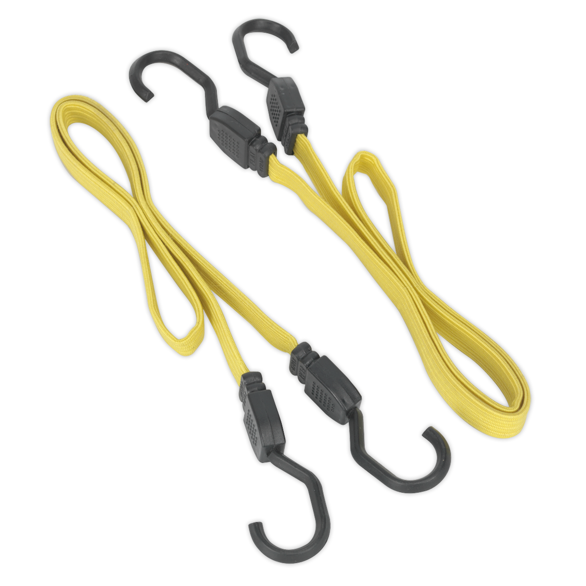 Sealey BCS18 Flat Bungee Cord Set 910mm 2pc