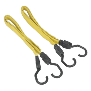 Sealey BCS18 Flat Bungee Cord Set 910mm 2pc - additional view 2
