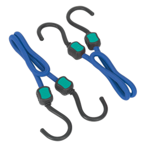 Sealey BCS19 Bungee Cord Set 460mm 2pc