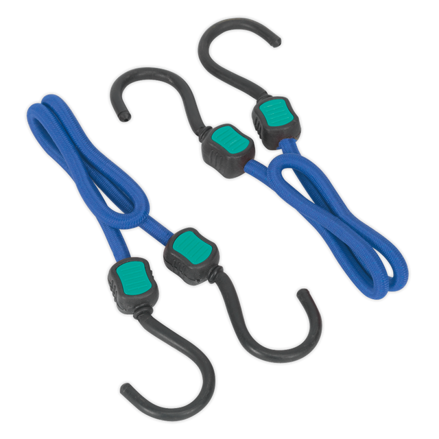 Sealey BCS19 Bungee Cord Set 460mm 2pc
