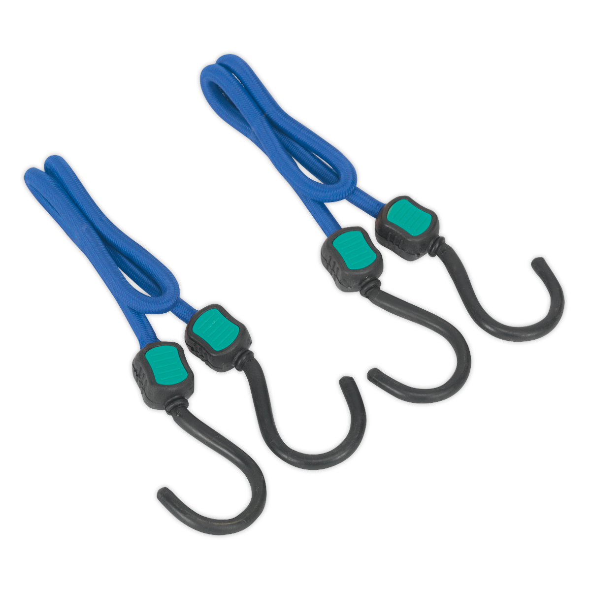 Sealey BCS19 Bungee Cord Set 460mm 2pc - additional view 2