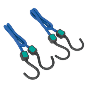 Sealey BCS19 Bungee Cord Set 460mm 2pc - additional view 2