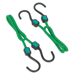 Sealey BCS21 Bungee Cord Set 610mm 2pc
