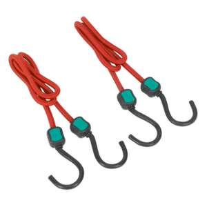 Sealey BCS22 Bungee Cord Set 760mm 2pc - additional view 5