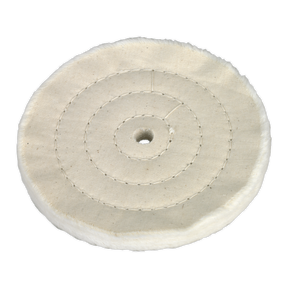 Sealey BG150BW 150 x 13mm Buffing Wheel 16mm Bore - Fine