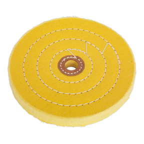Sealey BG150BWC 150 x 13mm Buffing Wheel 13mm Bore - Coarse