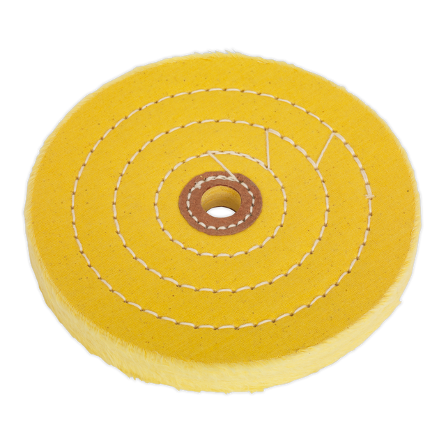 Sealey BG150BWC 150 x 13mm Buffing Wheel 13mm Bore - Coarse