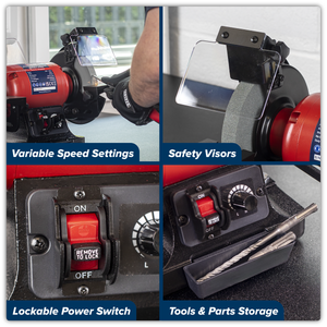 Sealey BG150WVS 150mm Bench Grinder with Variable Speed 250W/230V - additional view 10
