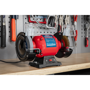 Sealey BG150XLW/98 Bench Grinder 150mm with Wire Wheel 370W/230V - additional view 7