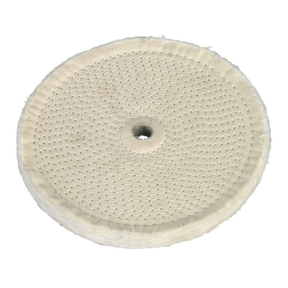 Sealey BG200BW 200 x 16mm Buffing Wheel 16mm Bore - Fine